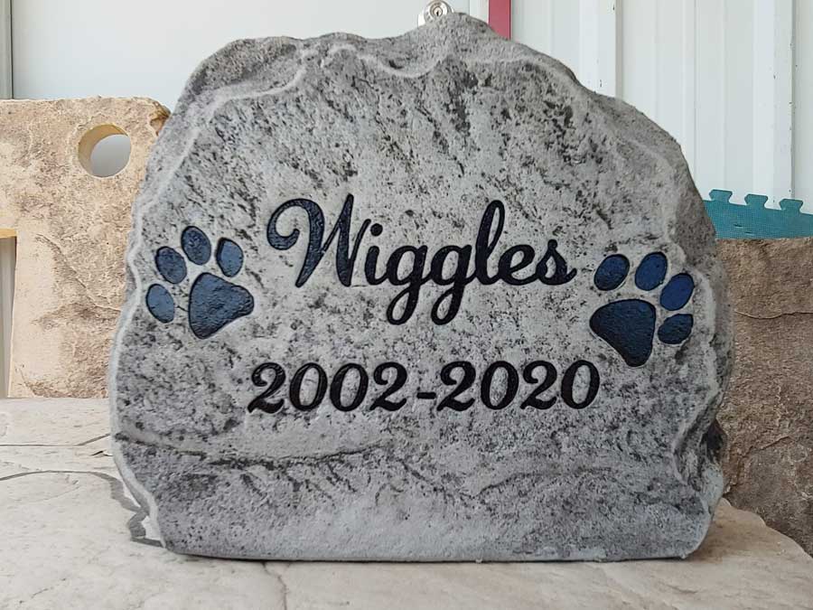 Dog Memorial Stone