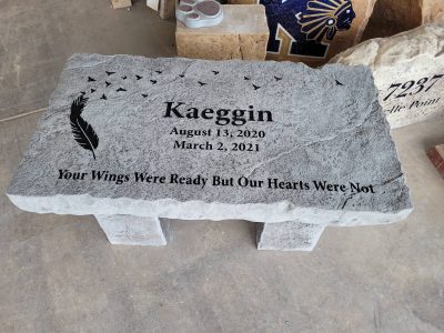 Custom Bench Engraving