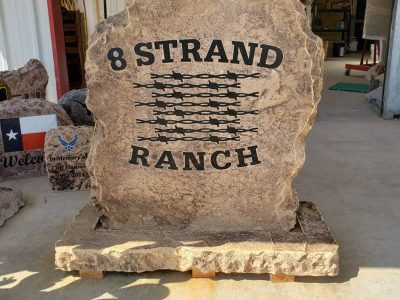 Custom Crafted Rock Engraving Project