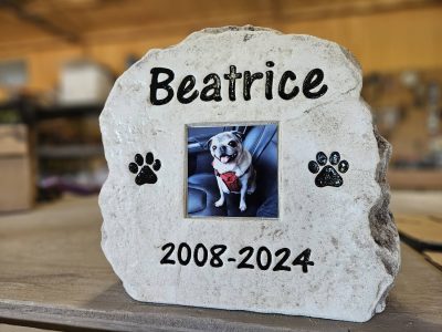 Custom Dog Memorial Stone