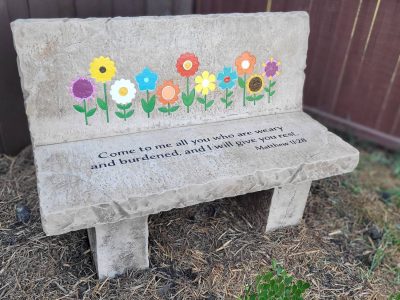 Custom Engraved Bench Project