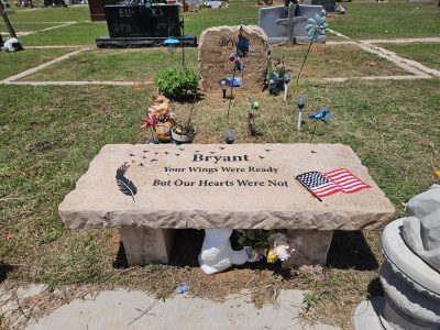 Custom Engraved Memorial Bench