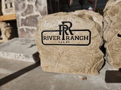 Custom Engraved Stone Signage