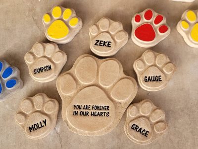 Custom Memorial Pet Stone Engraving Project