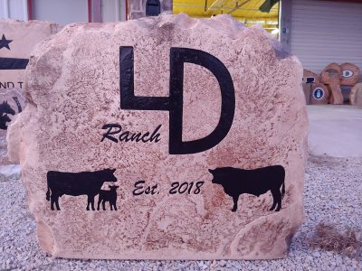 Custom Residential Rock Engraving Service