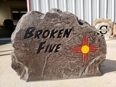 Custom Rock Engraving Project