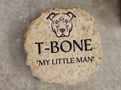 Dog Memorial Stone Engraving