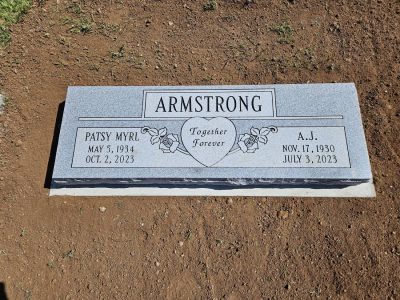 Engraved Headstone