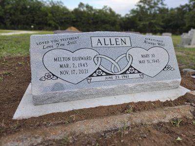 Engraved Memorial Stone