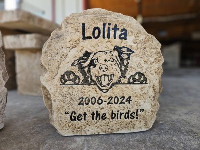 Engraved Pet Memorial Stones