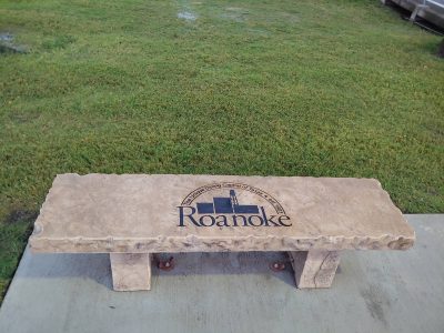 Outdoor Bench Engraving Project