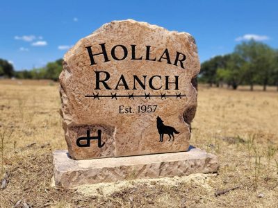 Personalized Farm Sign Engraving Project