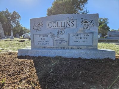 Personalized Memorial Tombstone Engraving