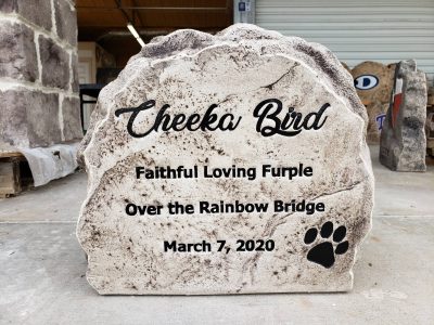 Personalized Pet Memorial Stone