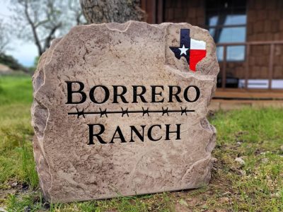 Ranch Entry Sign Engraving