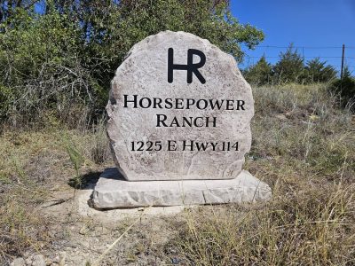 Ranch Entry Sign Engraving Project