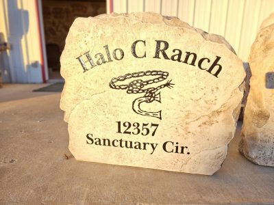 Ranch Sign Engraved