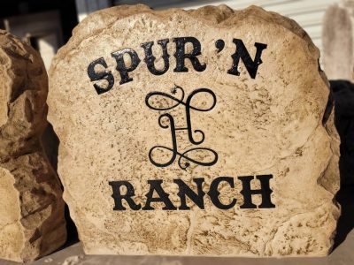 Ranch Sign Engraving