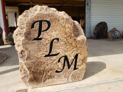 Residential Boulder Engraving Service